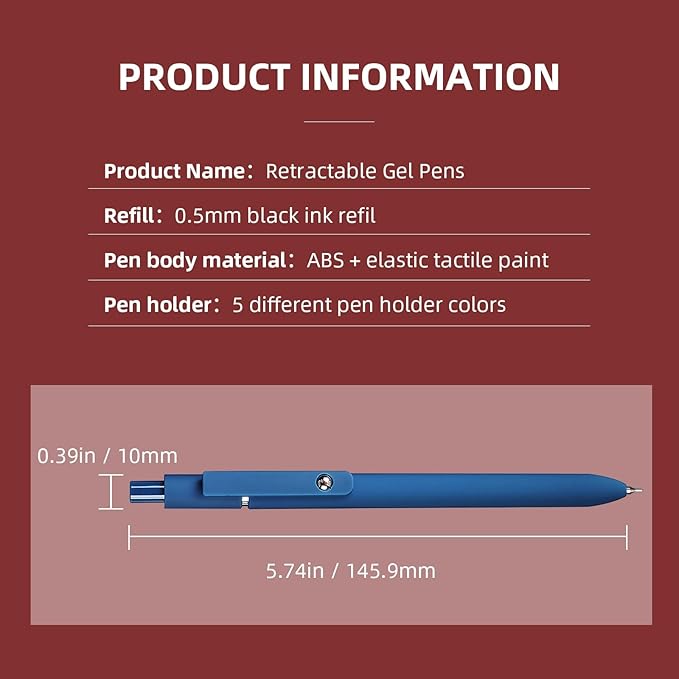YOXMJDB Gel Pens, High-End Series Black Ink Pens - Image 5