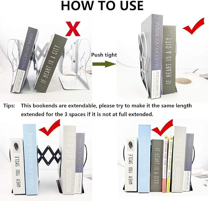 Adjustable Bookends - Image 2
