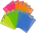 Clipboards, HERKKA 15 Pack Upgrade Plastic Clipboards Low Profile Clip Standard by HERKKA