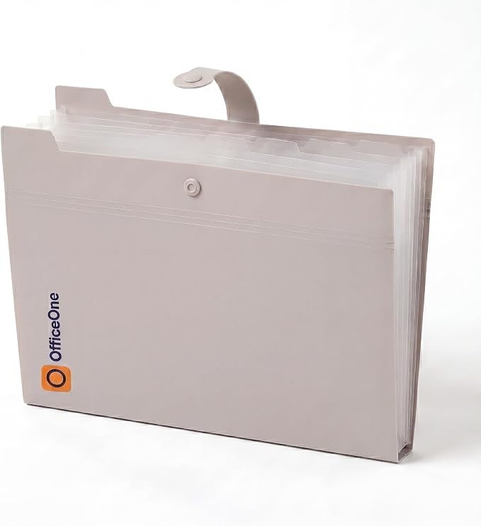 OfficeOne 8-Pocket Expanding File Folder, A4 Letter Size Accordion Document - Image 2