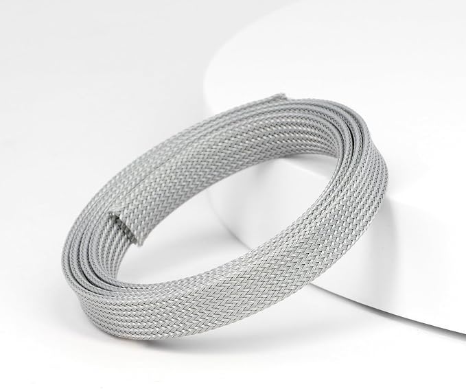 25ft PET Expandable Braided Cable Sleeve 1/4inch Pet Braided Cable Sleeve - Image 3