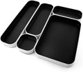 Three by Three Seattle 5 Piece Metal Organizer Tray Set by ThreebyThreeSeattle