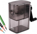 Marie’s Manual Pencil Sharpener, 5 Point Modes, Transparent Shavings Bin by MARIE%E2%80%99S