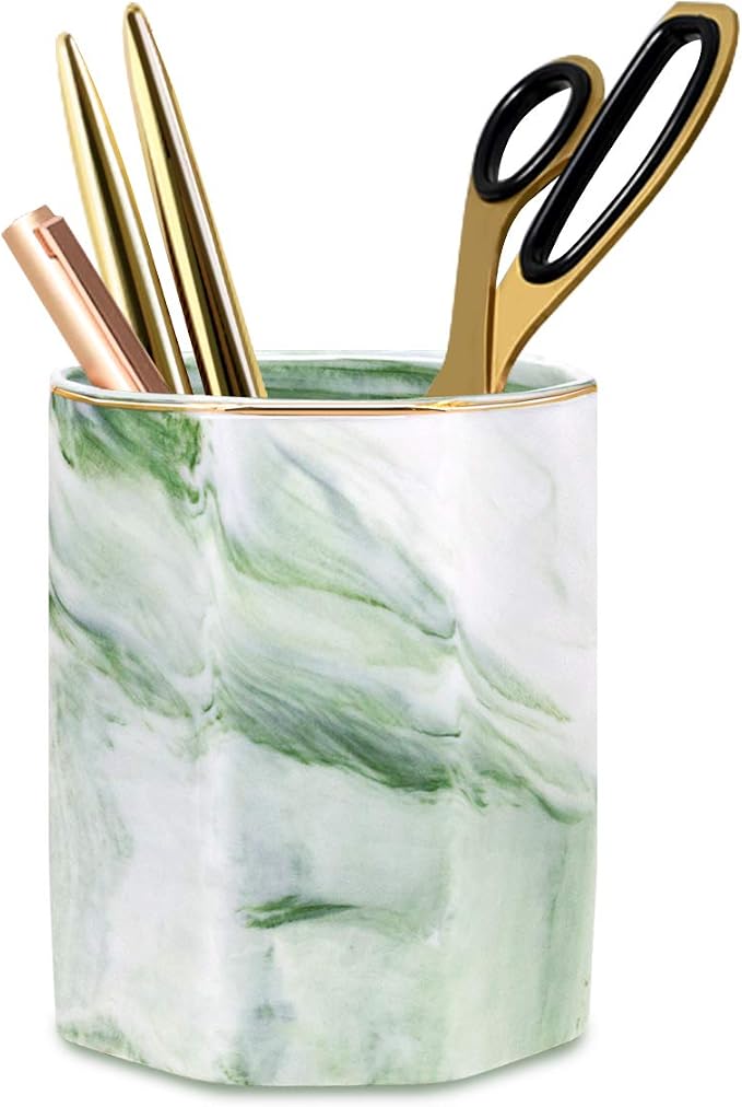 Pencil Holder, Pencil Cup for Desk, Makeup Brush Holder Cup, Cute Pencil Stand by WAVEYU