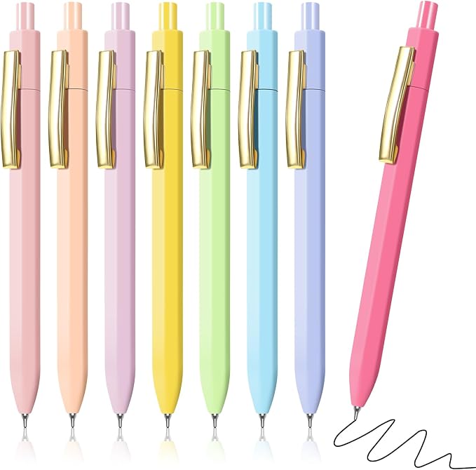 Piochoo Pens Ballpoint, 0.7mm Medium Point Cute Pens by Piochoo