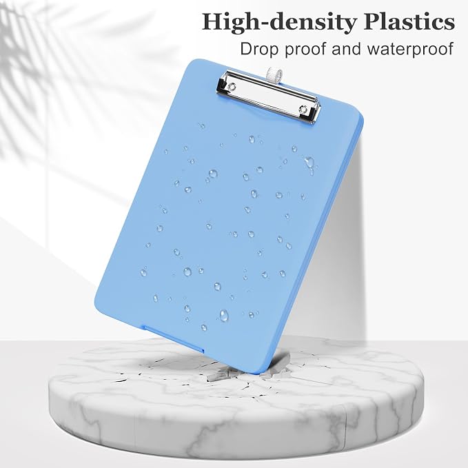 Piasoenc A5 Clipboard with Storage, Clip Board with Pen Holder, Dark Blue | A5 - Image 5