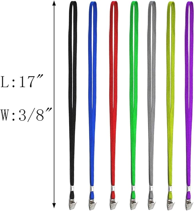Bird Fiy Purple Lanyards 100 Pack Bulk Badge Lanyards - Image 2