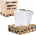 Metronic Poly Mailers 90000 Pack 12 x 15.5, Strong Adhesive Shipping Envelopes by METRONIC
