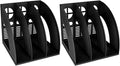 SAYEEC 2Pcs Magazine Holder Plastic File Sorter Binder Holder by SAYEEC