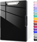 Piasoenc Clipboard with Storage, 8.5 x 11 ClipBoards with 2 Storage, Folio & by Piasoenc