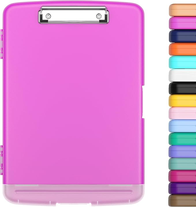 Hongri Clipboard with Storage with Pen Holder, Folder Nursing Clip Board 8.5 x by Hongri