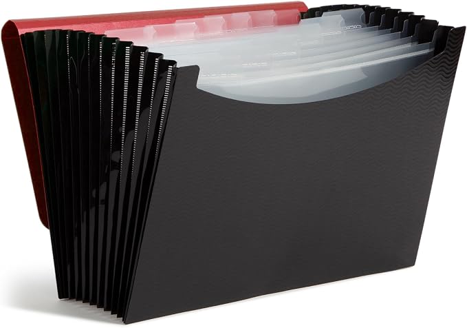 Smead Poly Frequency Expanding File Folders, Flap and Cord Closure, Letter Size by SMEAD