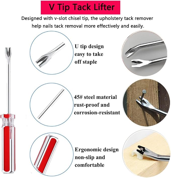5pcs Upholstery Staple Remover Tool - Image 5