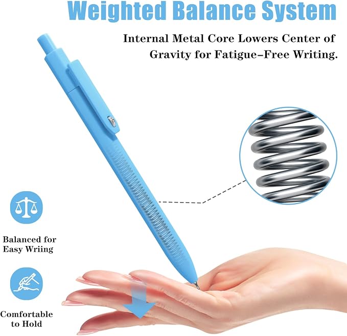 Vitoler Cute Gel Pens, 8 Pack 0.5mm Fine Point Pens - Image 4