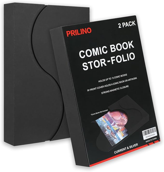 2-Pack Black Comic Book Stor-Folio by Unknown