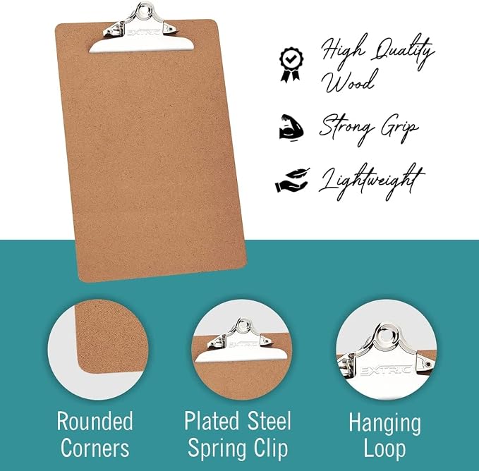 3 Clipboards, Legal Size Clipboard, Clip Board - Image 6