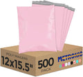 Metronic Poly Mailers 12X15.5 500Pack, Strong Adhesive Shipping Envelopes by METRONIC