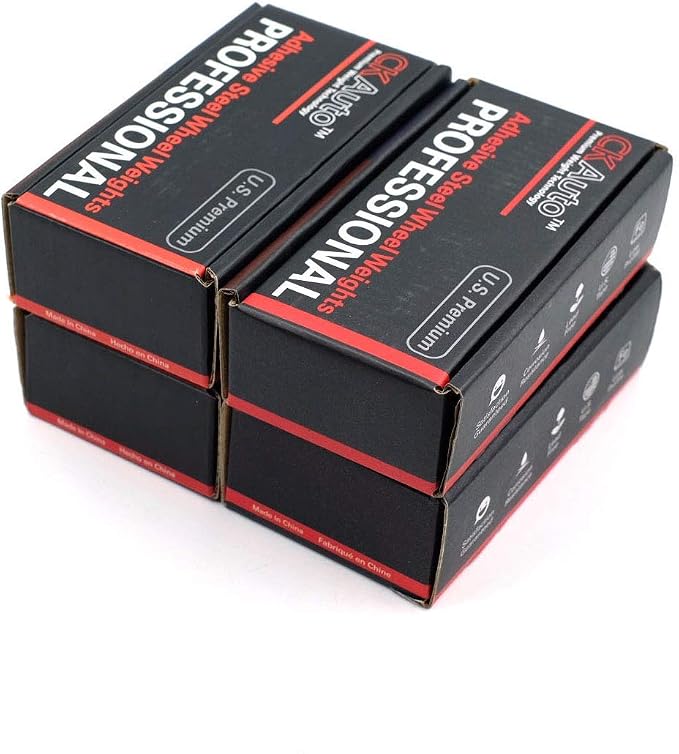 CKAuto 4 Boxes, Adhesive Stick on Wheel Weights, US Quality - Image 4