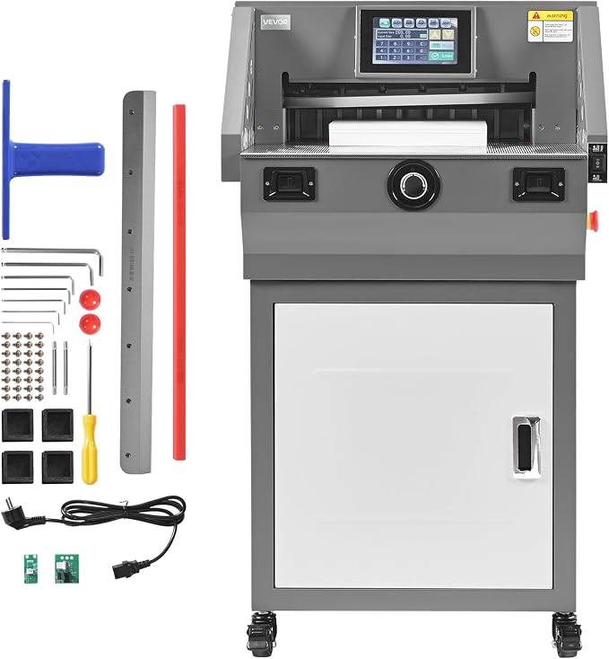 VEVOR Electric Paper Cutter, Metal Programmable Paper Cutter Machine, 17.99 - Image 9