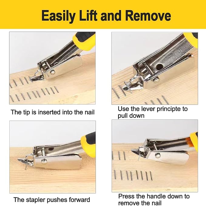 2Pcs Staple Remover Heavy Duty Upholstery Staple Puller Tool - Image 3