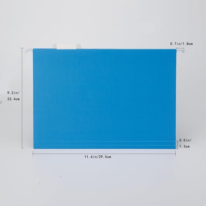 VZCPYTPM 25 Pack Hanging File Folders Letter Size, Reinforced Rods - Image 5