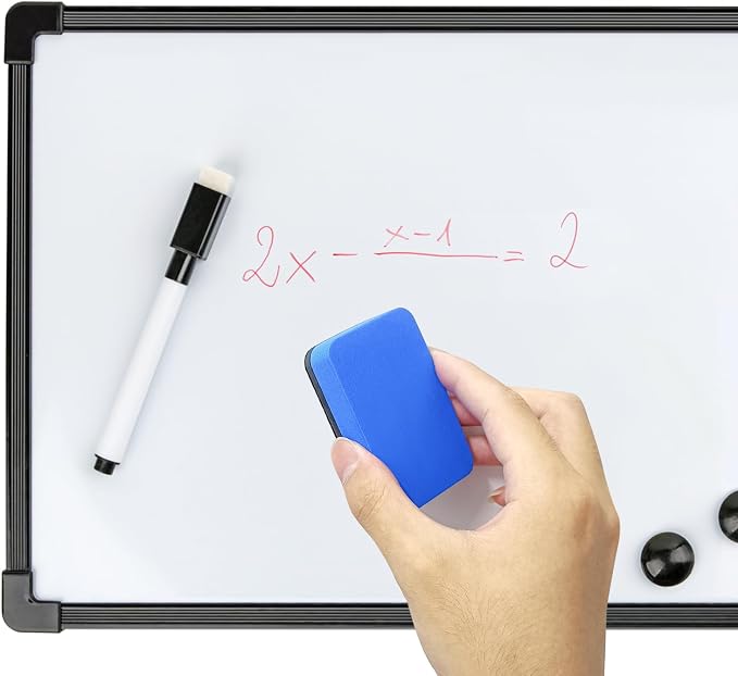 Dry Erase Eraser, 8 Pack Magnetic Whiteboard Erasers, Rectangle Dry Erase Board - Image 6