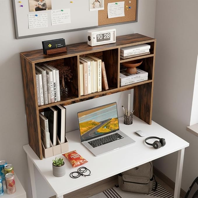 Tangkula Desktop Bookshelf, Countertop Storage Hutch - Image 4