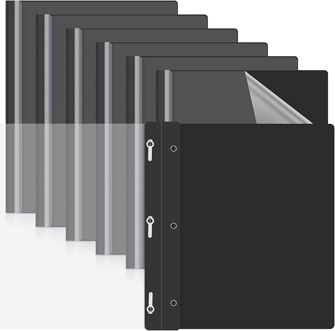 Teling 24 Pcs Clear Front Report Covers by Teling
