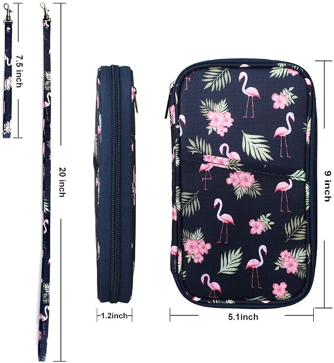 RFID Family Passport Wallet Holder Waterproof, Travel Document Organizer Credit - Image 5