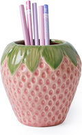 Strawberry Pencil Holder, Cute Pen Holder by Sixbaola