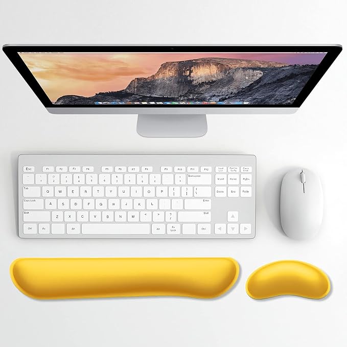 Dapesuom Enlarge Keyboard Wrist Rest, Memory Foam Wrist Cushion - Image 2