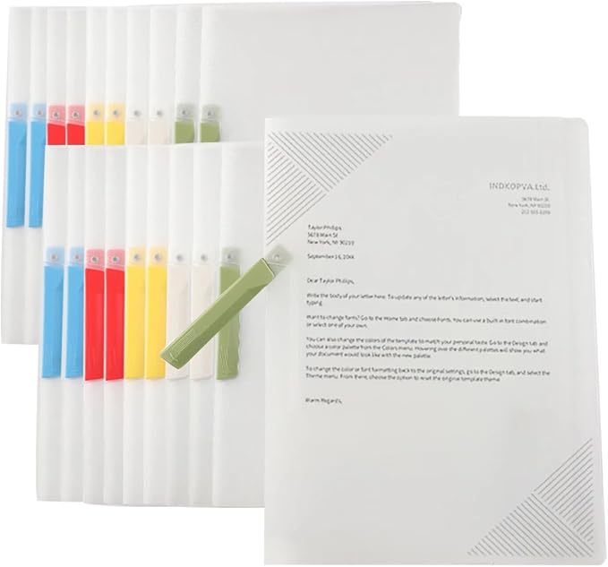 Plastic Report Covers with Swing Clip by INDKOPVA