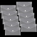 Plastic Envelopes 10 Pack Clear Document Folders，Plastic Envelopes by Unknown