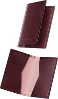 VULKIT Leather Business Card Holder 2 Sided Slim Business Name Card Organizer by VULKIT