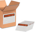 PSBM 1000 PCS 4.5 x 5.5 Inch Orange Panel Face Packing List Enclosed Envelopes by PackagingSuppliesbymail