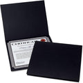 Plain Black Certificate Folders by Fine+Stationery