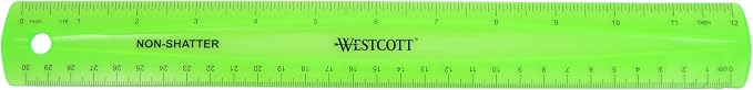 Westcott Shatterproof Ruler by Westcott