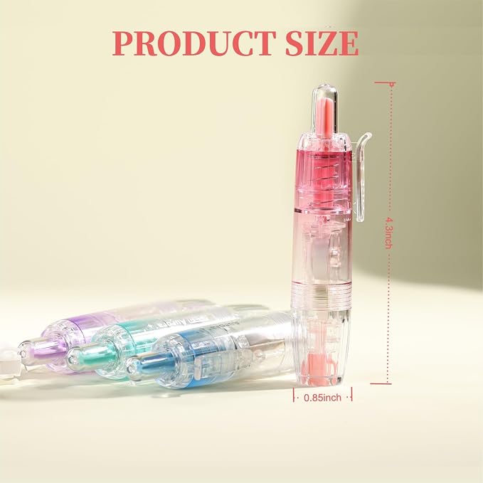 Refillable Correction Tape, 157 ft Total – 2 Pre-Filled Dispensers + 6 Snap-In - Image 6