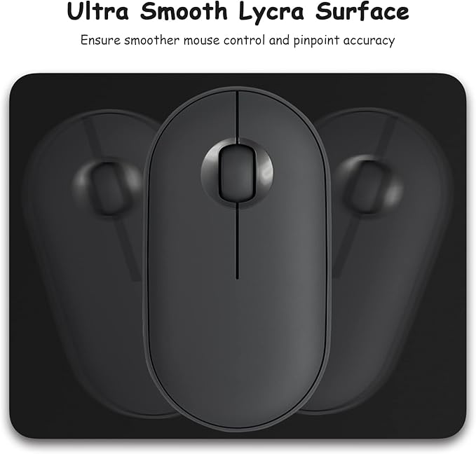 Dapesuom Small Mouse Pad, 5 x 6 Inch Thick Rubber Premium-Textured Non-Slip - Image 3