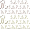 OWLFAVO 40pcs Puppy Dog Shape Paper Clips by OWLFAVO