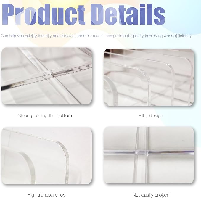 LUOKER Acrylic Mail Organizer - Image 3