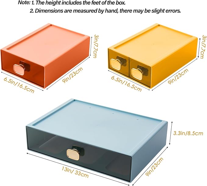 2 PACK Stackable Desk Organizer - Image 2
