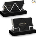 Amyhill 2 Pieces Wood Business Card Holder by Amyhill
