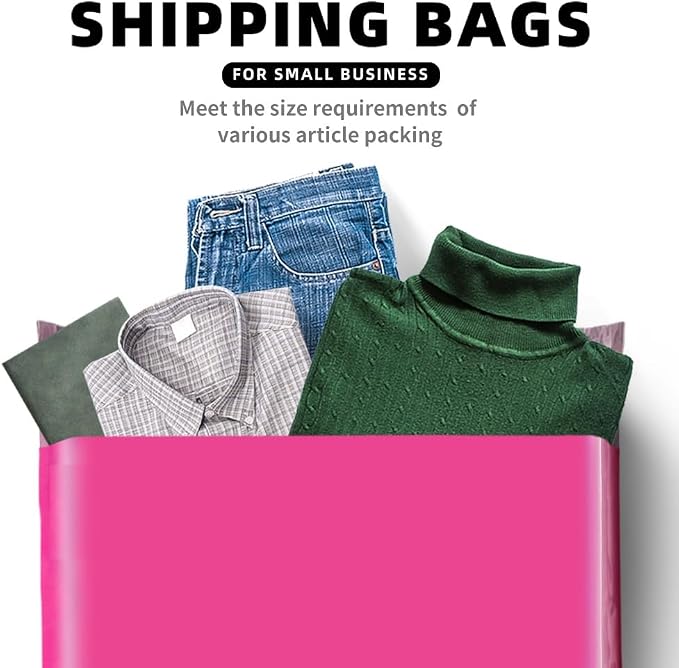 POLYSELLS 50 Pcs 24"x24" PInk Poly Mailers Shipping Envelopes, Strong Adhesive - Image 3