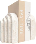 Heavy Duty Book Ends for Shelves, Decorative Book Stopper for Shelves, Resin by GUSFREUD