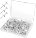 Clear Thumb Tacks for Wall 100- Pack by Unknown
