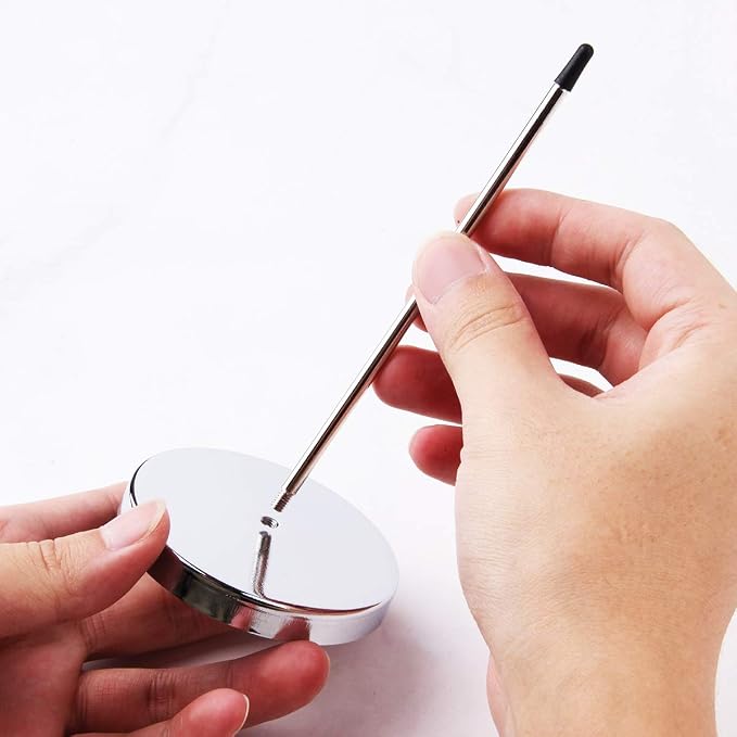 2pcs Desk Receipt Holder Bill Fork Receipt Spike Stick Silver Restaurant Check - Image 4