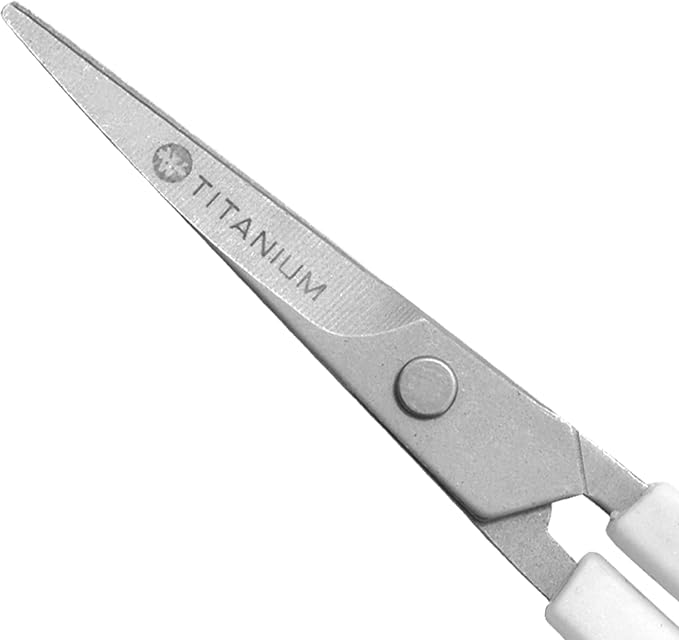 Westcott 16380-001 4" Curved Blade Titanium Embroidery Scissors - Image 3