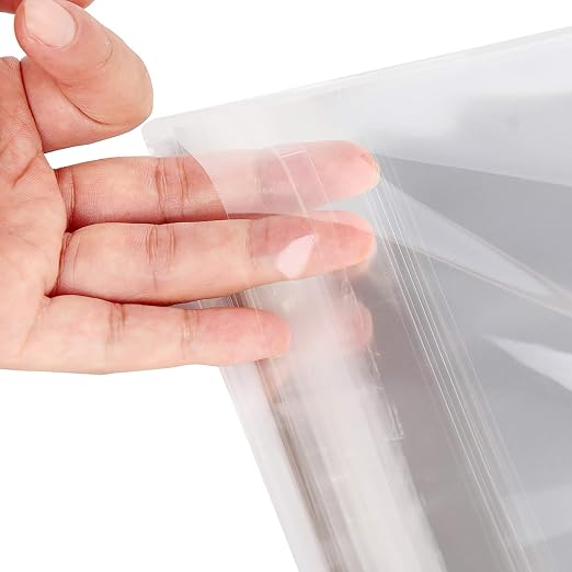 Falling in Art Acid Free 1.496mil Crystal Sealed Clear Bags - Image 3