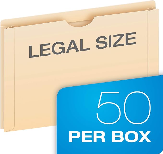 Pendaflex File Jackets, Legal Size, Reinforced Straight-Cut Tabs - Image 5